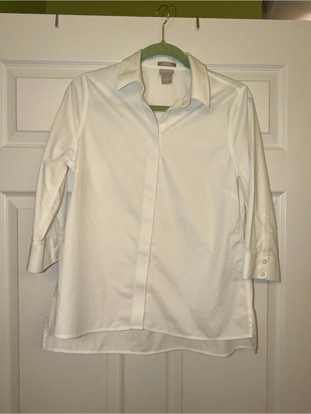 Chico's Women's White Button-Down Shirt